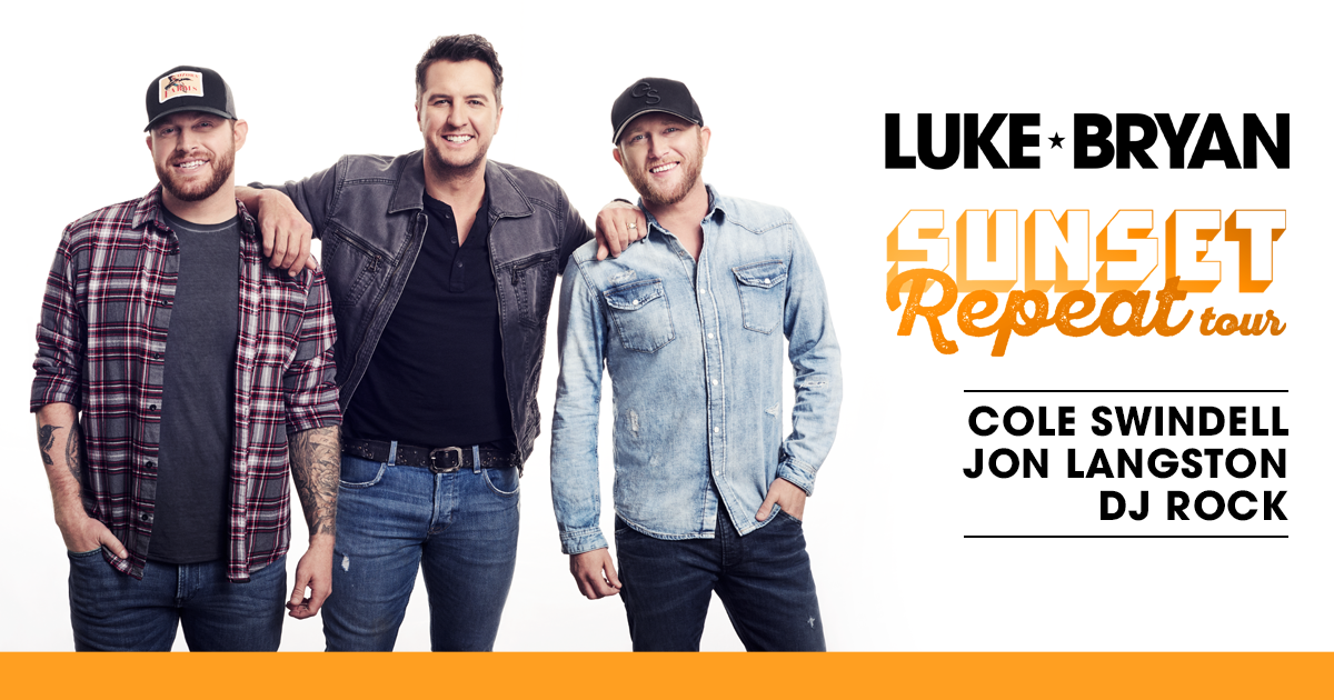 Luke Bryan, Cole Swindell & Jon Langston at Saratoga Performing Arts Center tickets Luke Bryan, Cole Swindell & Jon Langston at Saratoga Performing Arts Center