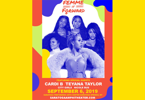 Cardi B, Teyana Taylor & City Girls at Saratoga Performing Arts Center