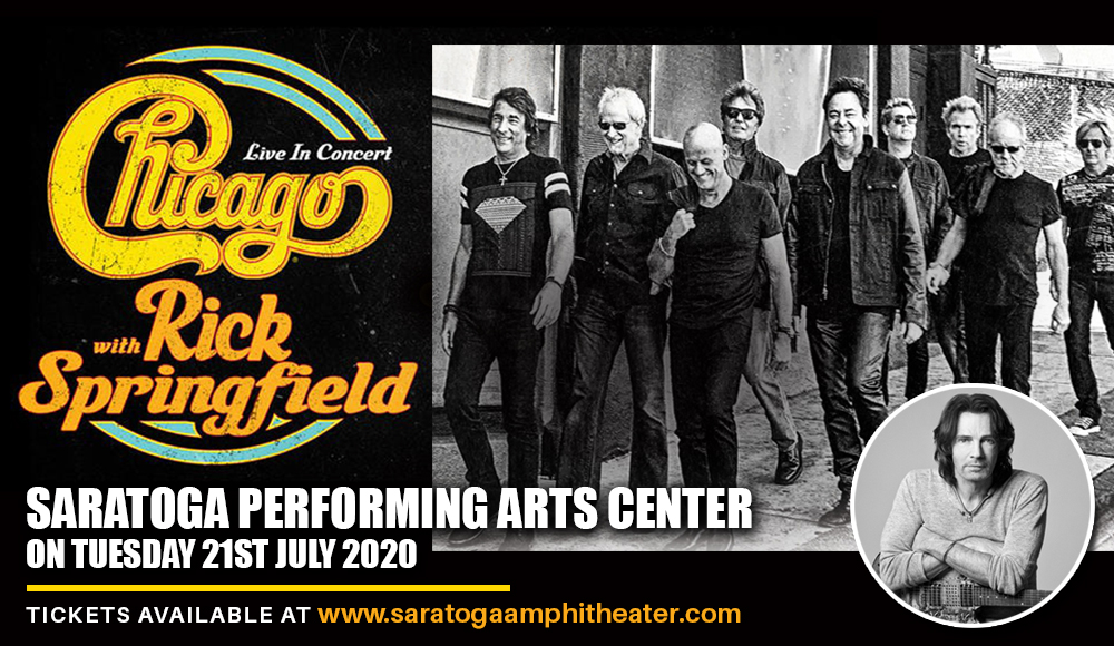 Chicago - The Band & Rick Springfield at Saratoga Performing Arts Center