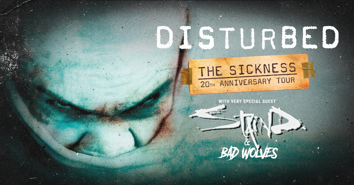 Disturbed, Staind & Bad Wolves [CANCELLED] at Saratoga Performing Arts Center