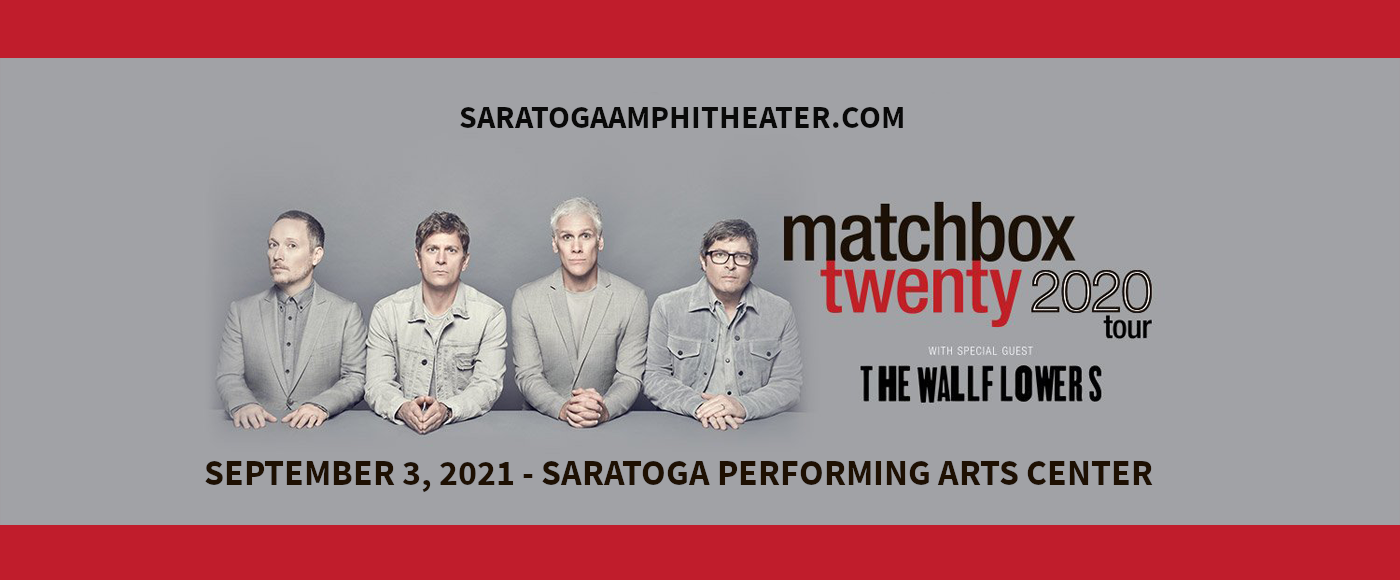 Matchbox Twenty & The Wallflowers at Saratoga Performing Arts Center tickets Matchbox Twenty & The Wallflowers at Saratoga Performing Arts Center