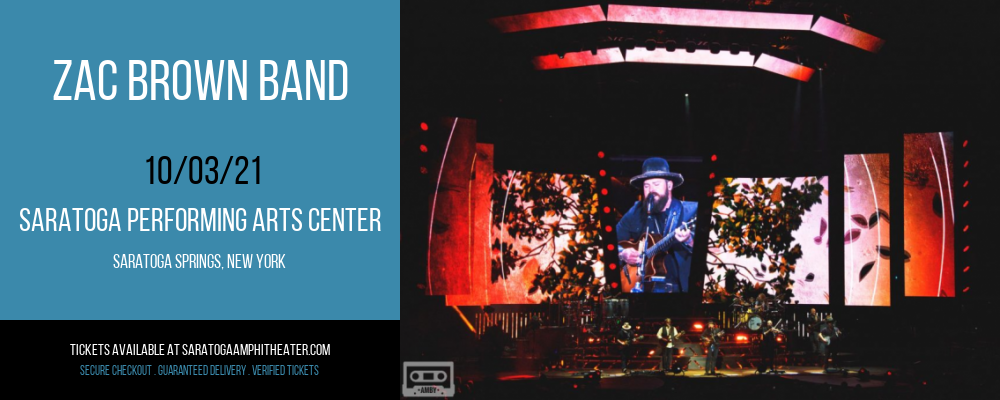 Zac Brown Band [CANCELLED] at Saratoga Performing Arts Center