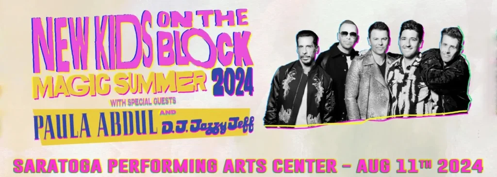 New Kids On The Block at Saratoga Performing Arts Center