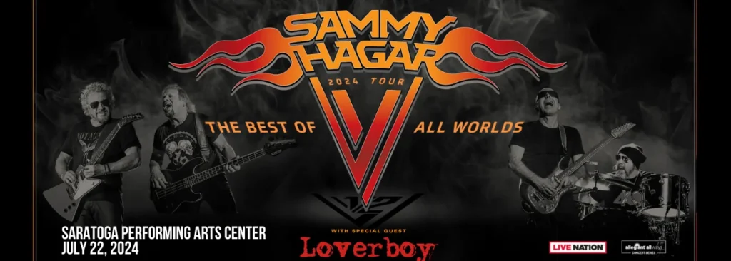Sammy Hagar & Loverboy at Saratoga Performing Arts Center