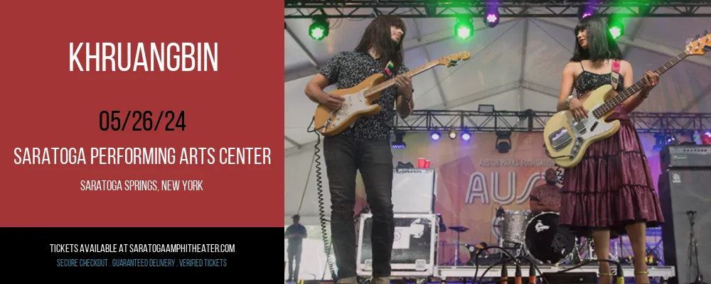 Khruangbin at Saratoga Performing Arts Center