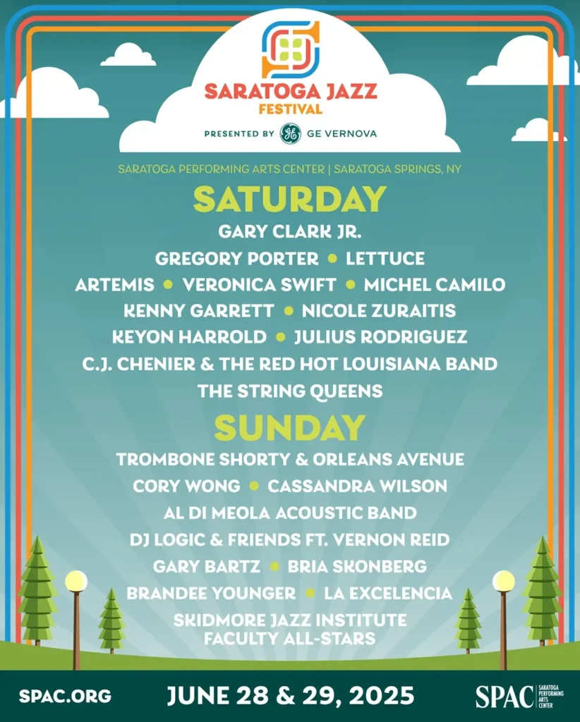 Freihofers Saratoga Jazz Festival tickets