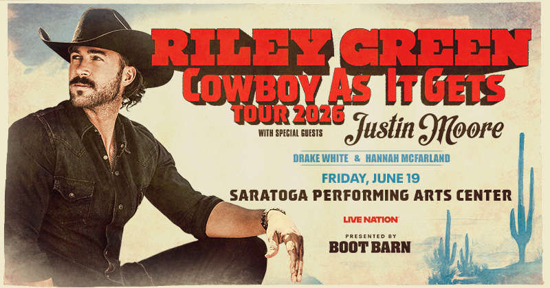 Riley Green at Saratoga Performing Arts Center