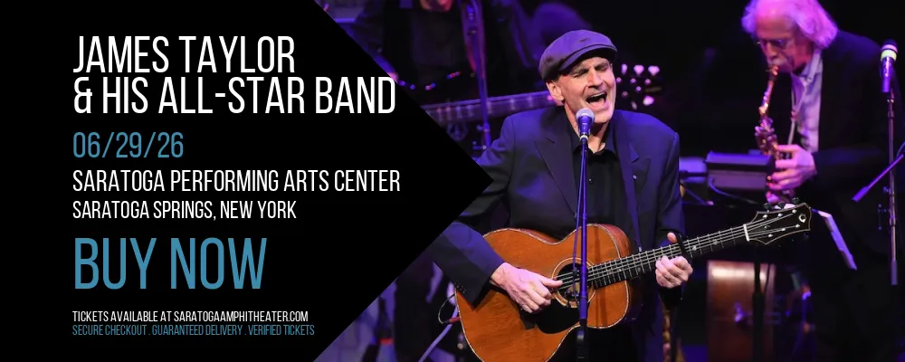 James Taylor & His All-Star Band at Saratoga Performing Arts Center