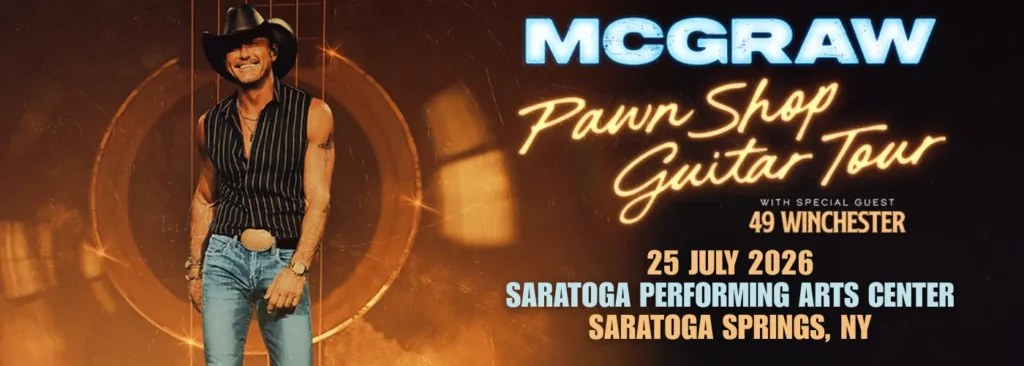 Tim McGraw & 49 Winchester at Saratoga Performing Arts Center