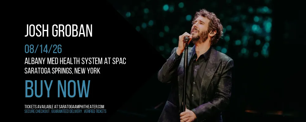 Josh Groban at Albany Med Health System at SPAC