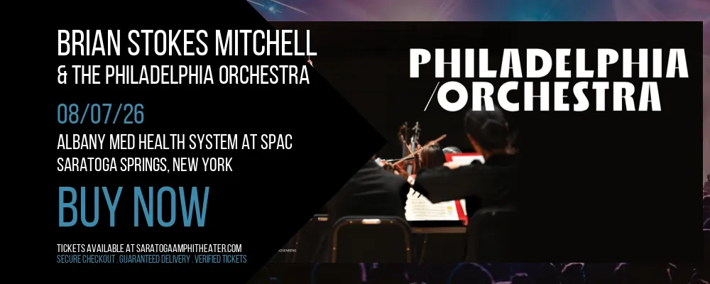Brian Stokes Mitchell & The Philadelphia Orchestra at Albany Med Health System at SPAC
